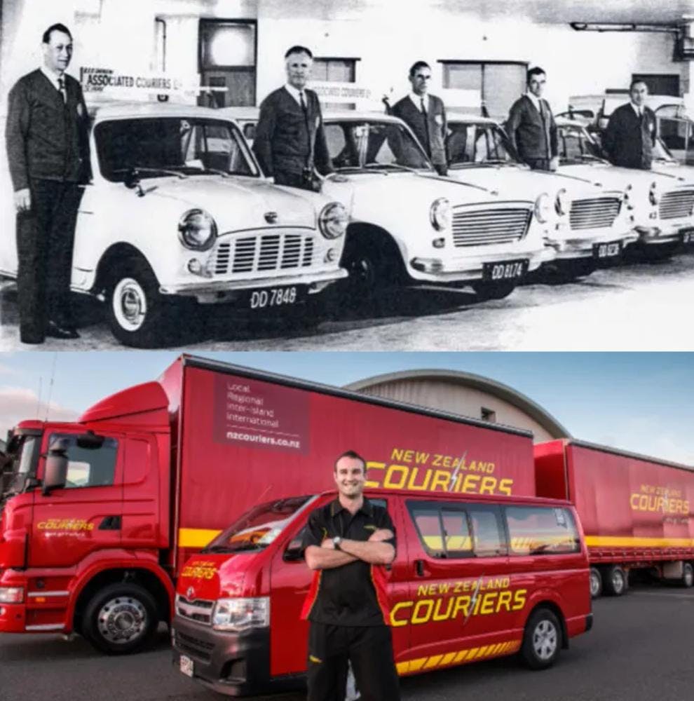 Growth of NZ Couriers over the years