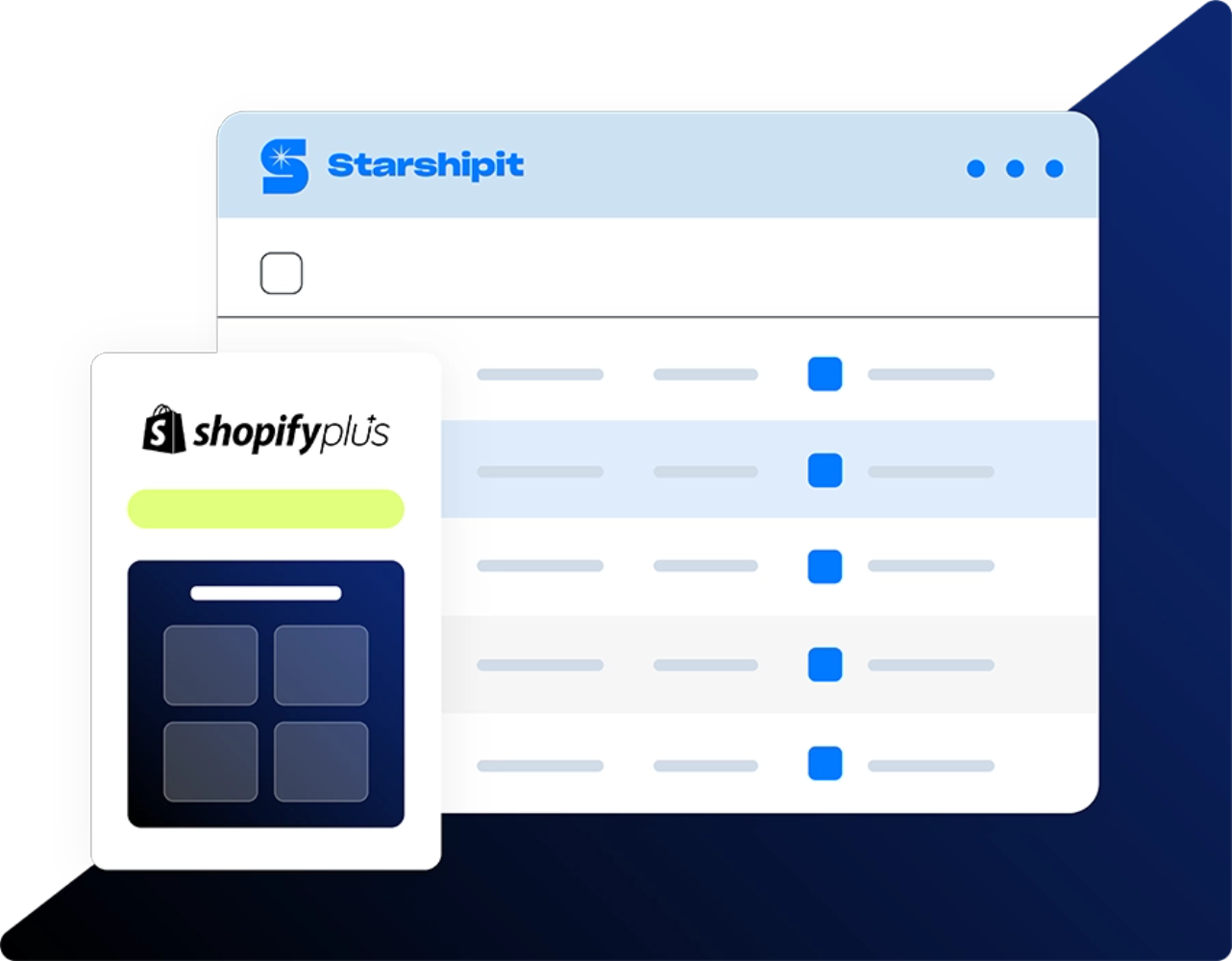 Starshipit and Shopify Plus Integration