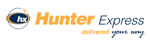 Hunter Express logo Hunter Express logo